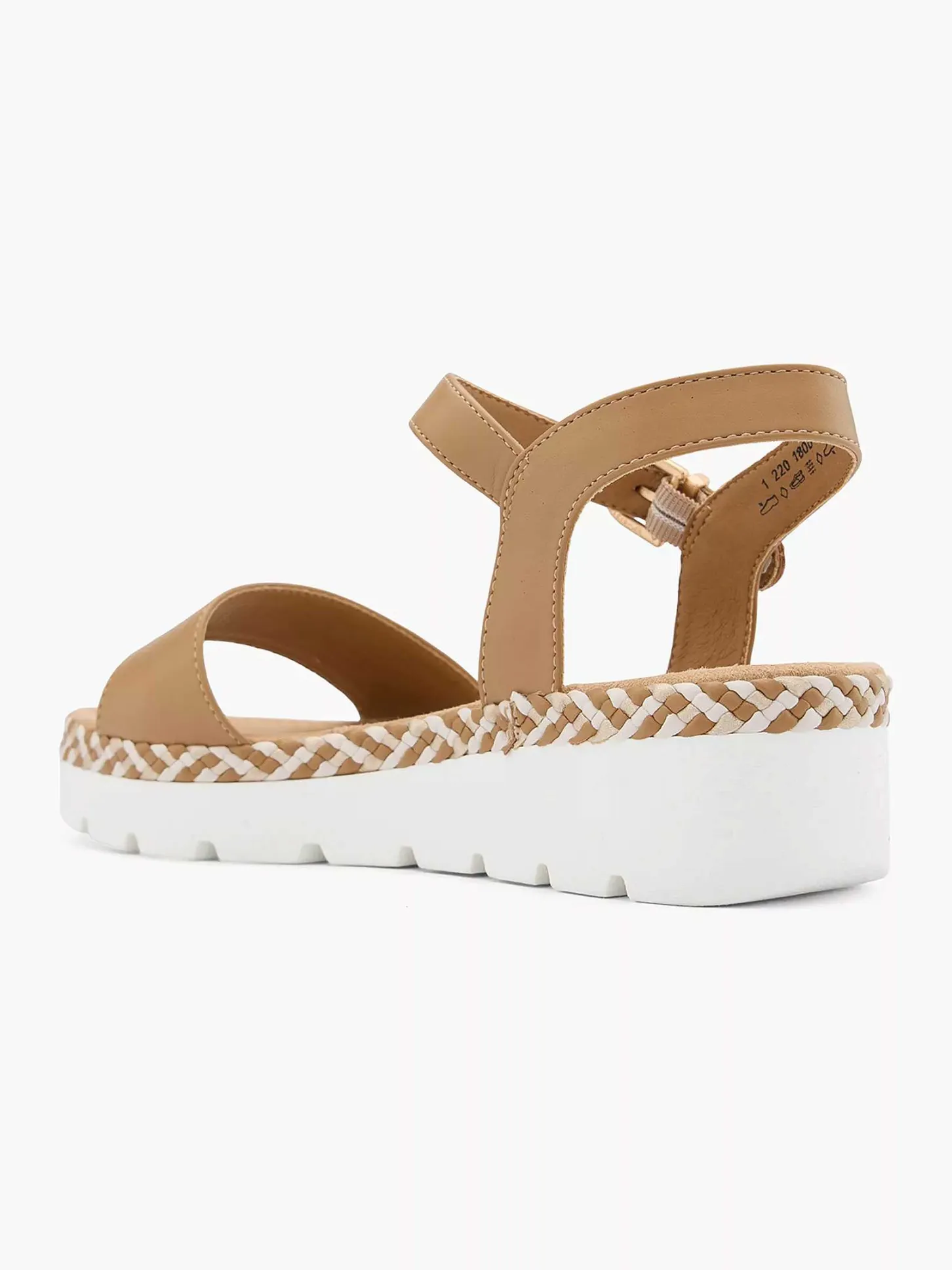 Discount Cognac Platform Sandaal Dames Sandalen