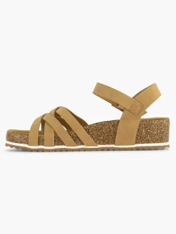 Cognac Sandaal Dames Sandalen