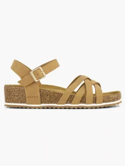 Cognac Sandaal Dames Sandalen