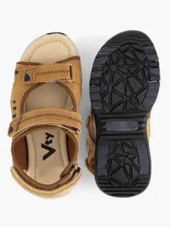 Cognac Sandaal Kinderen Babyschoenen