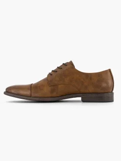 Cognac Veterschoen Heren Geklede Schoenen