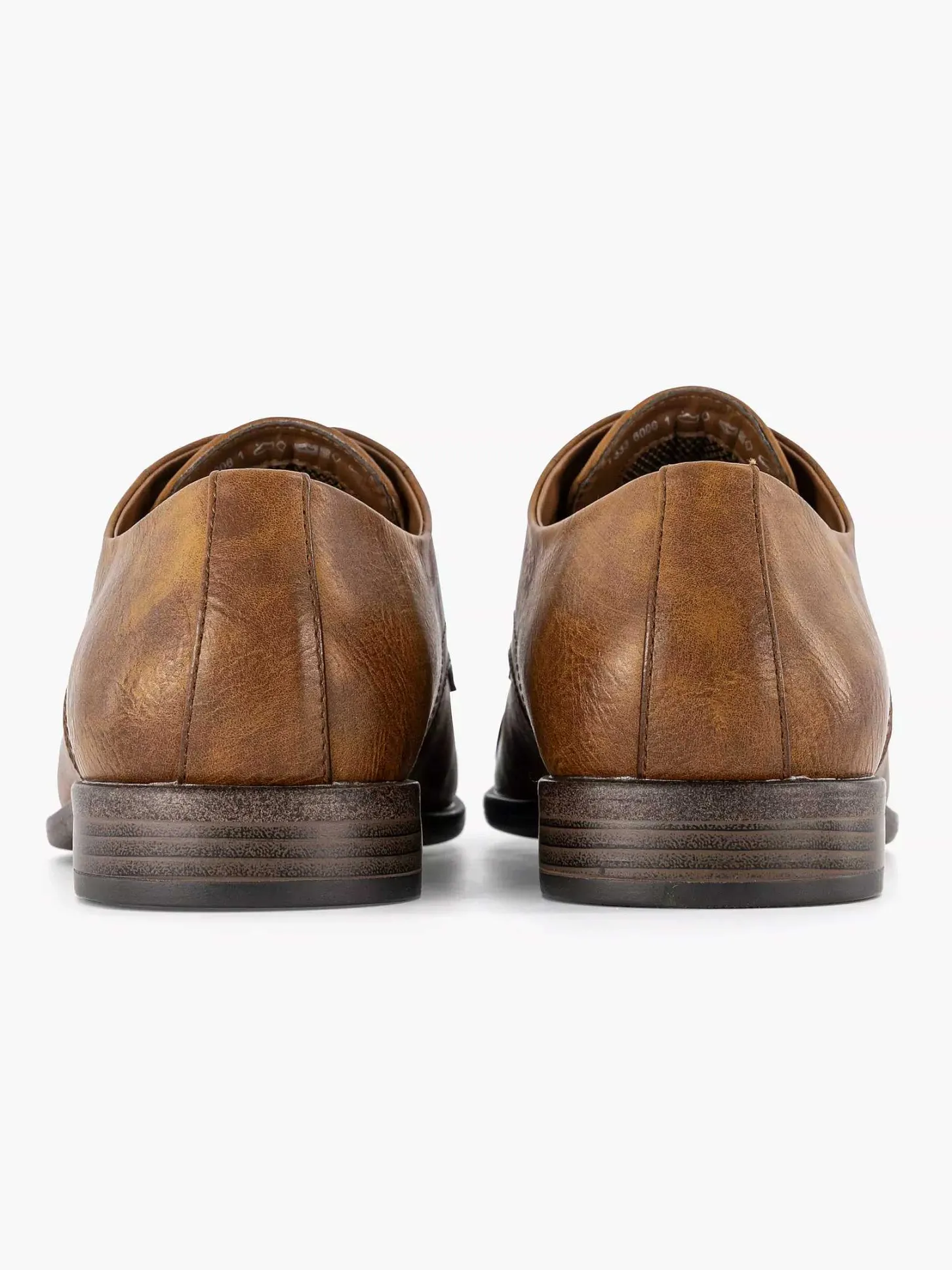 Cognac Veterschoen Heren Geklede Schoenen