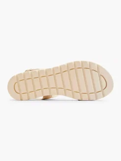 Sale Creme Platform Sandaal Dames Sandalen
