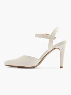 Online Creme Pump Dames Hoge Hakken