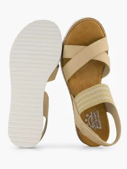 Hot Creme Sandaal Dames Sandalen