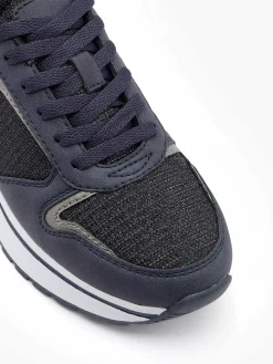 Hot Donkerblauwe Chunky Sneaker Dames Sneakers
