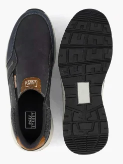 Hot Donkerblauwe Comfort Instapper Heren Geklede Schoenen