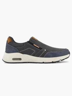 Hot Donkerblauwe Comfort Instapper Heren Geklede Schoenen