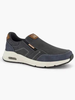 Hot Donkerblauwe Comfort Instapper Heren Geklede Schoenen