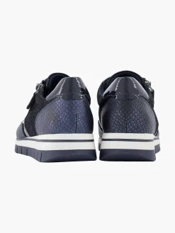 Online Donkerblauwe Comfort Sneaker Croco Dames Comfort Schoenen