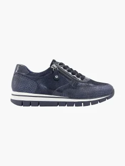 Online Donkerblauwe Comfort Sneaker Croco Dames Comfort Schoenen
