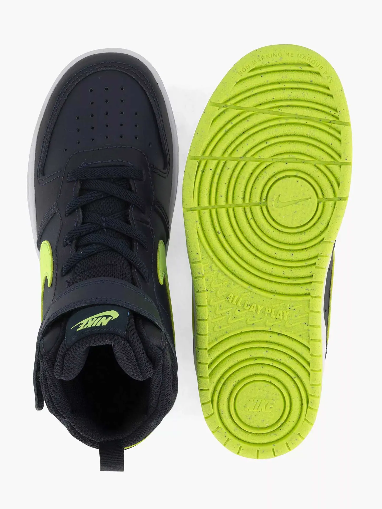 Discount Donkerblauwe Court Borough Mid 2 Kinderen Jongensschoenen