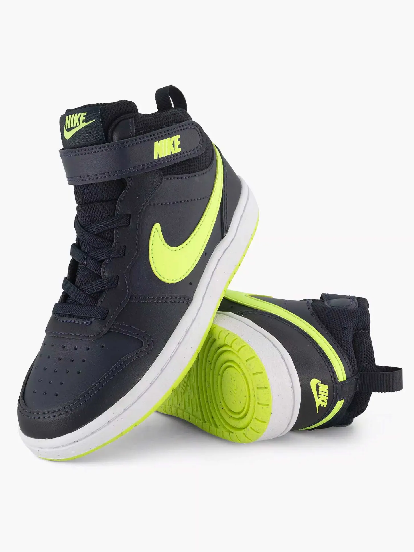Discount Donkerblauwe Court Borough Mid 2 Kinderen Jongensschoenen