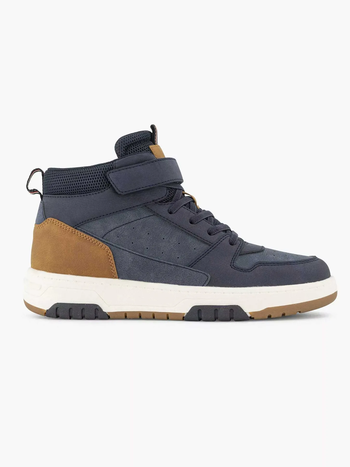 Donkerblauwe Hoge Sneaker Kinderen Jongensschoenen