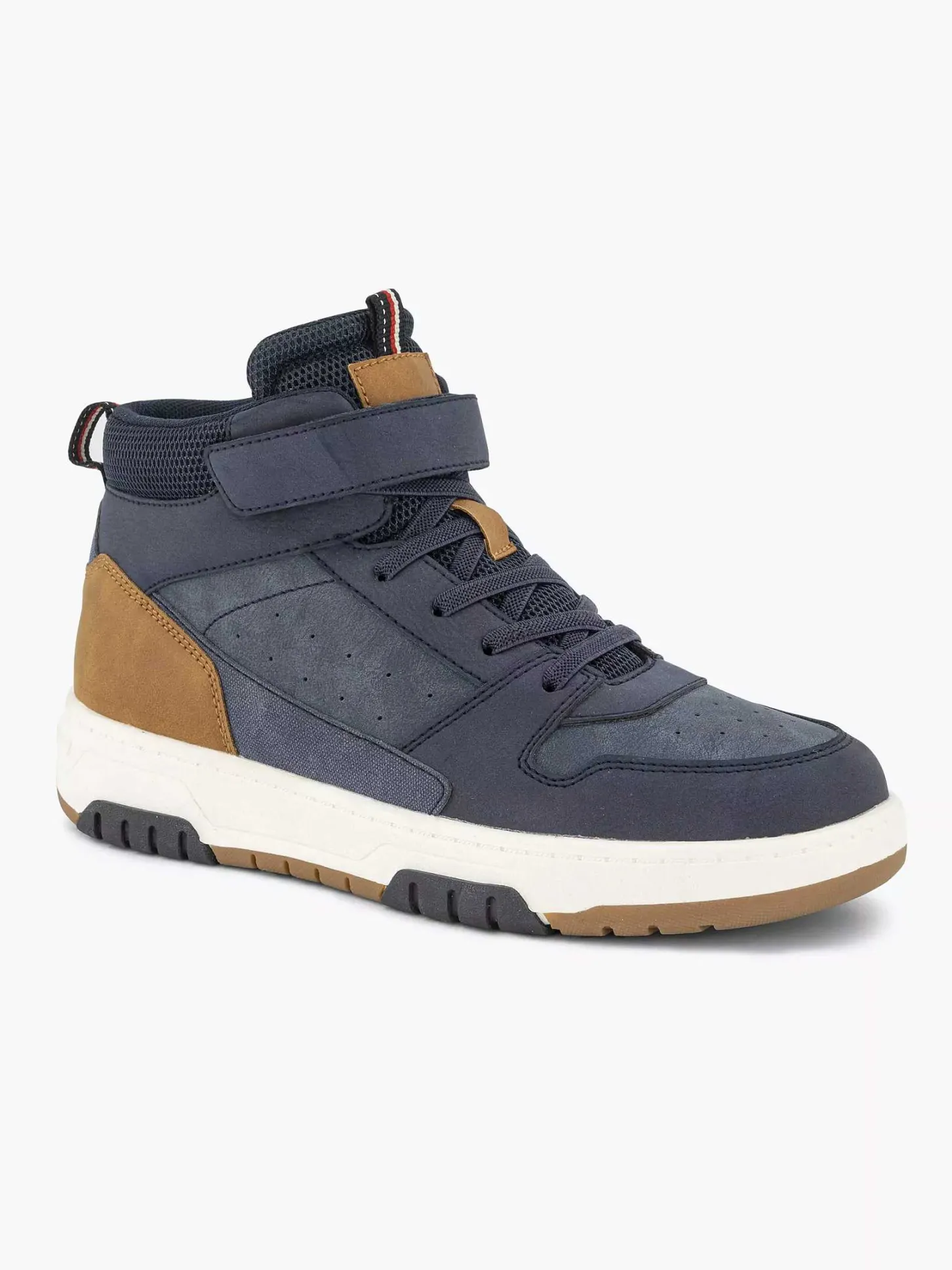 Donkerblauwe Hoge Sneaker Kinderen Jongensschoenen