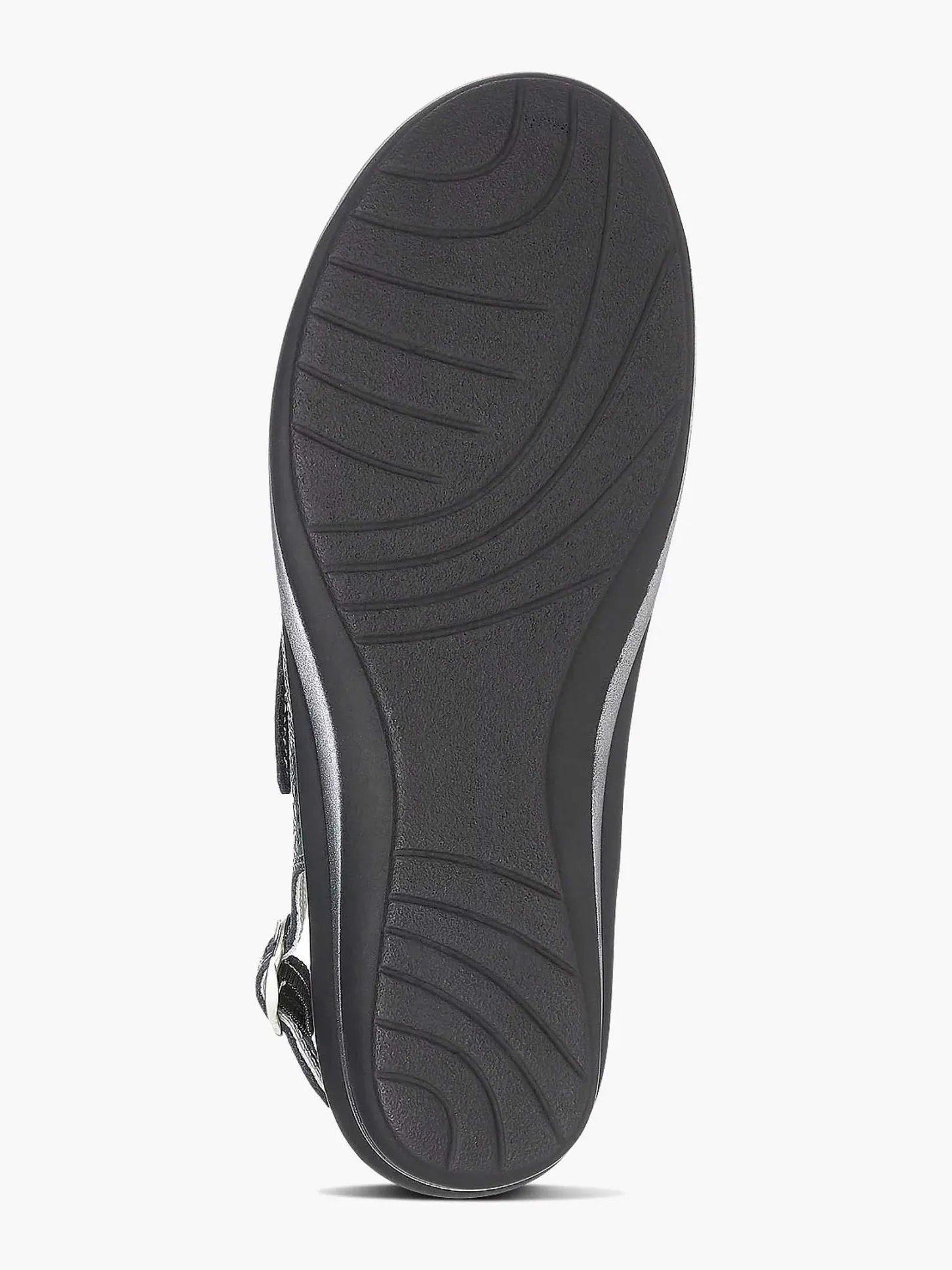 Clearance Donkerblauwe Leren Sandaal Dames Comfort Schoenen