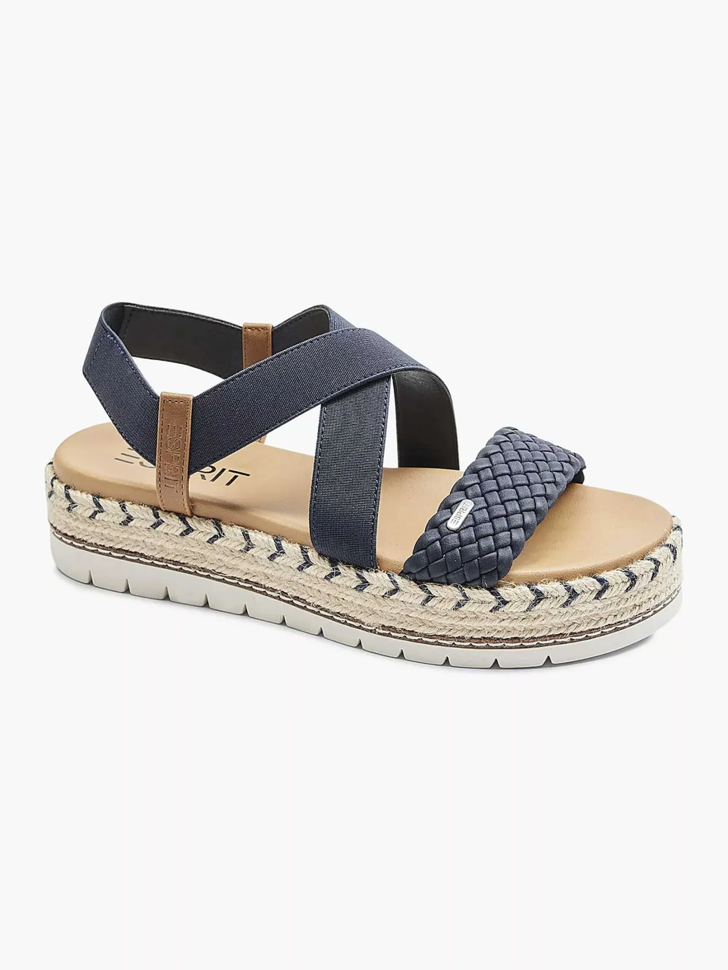 New Donkerblauwe Platform Sandaal Dames Sandalen