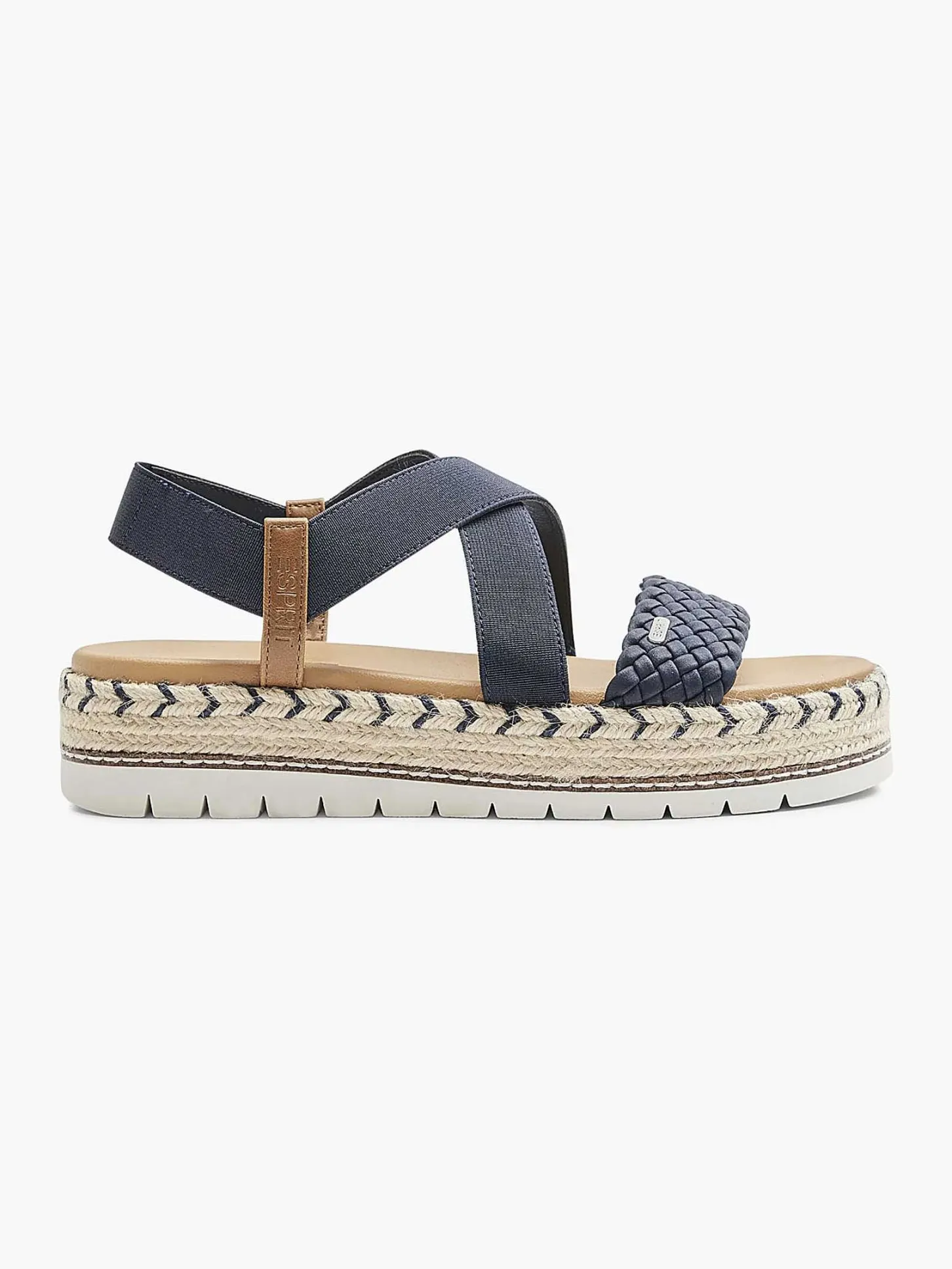 New Donkerblauwe Platform Sandaal Dames Sandalen