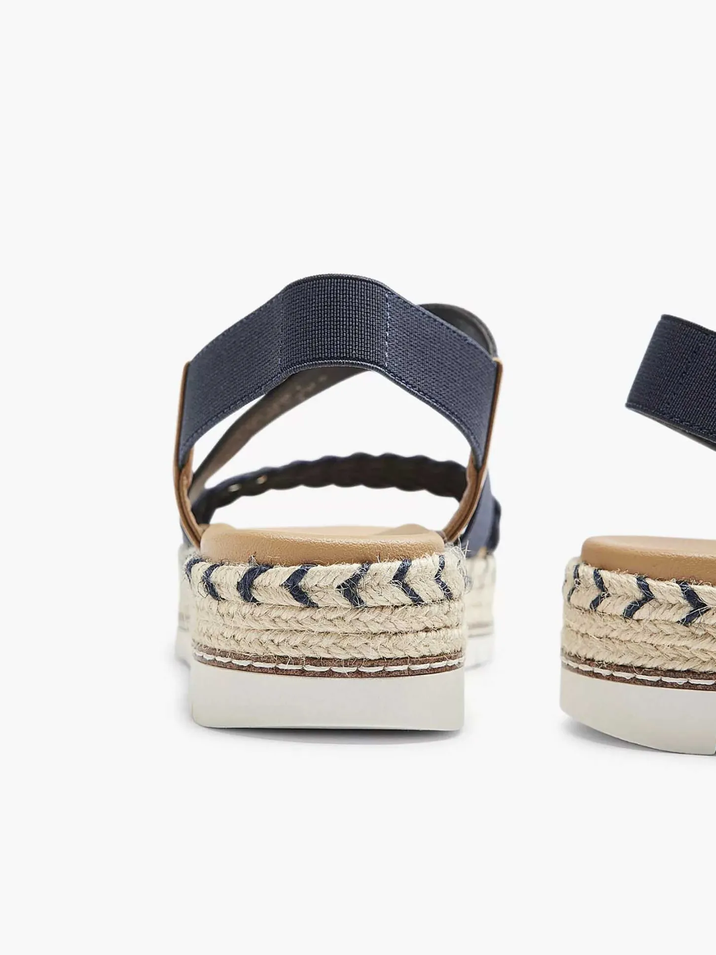 New Donkerblauwe Platform Sandaal Dames Sandalen