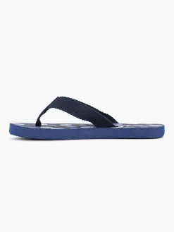 Sale Donkerblauwe Teenslipper Smiley Kinderen Jongensschoenen