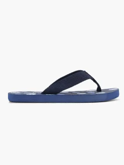 Sale Donkerblauwe Teenslipper Smiley Kinderen Jongensschoenen