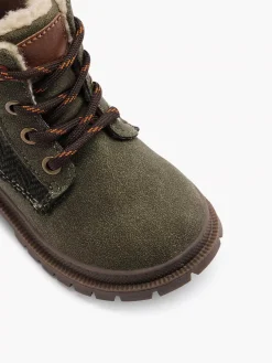 New Donkergroene Veterboot Kinderen Babyschoenen