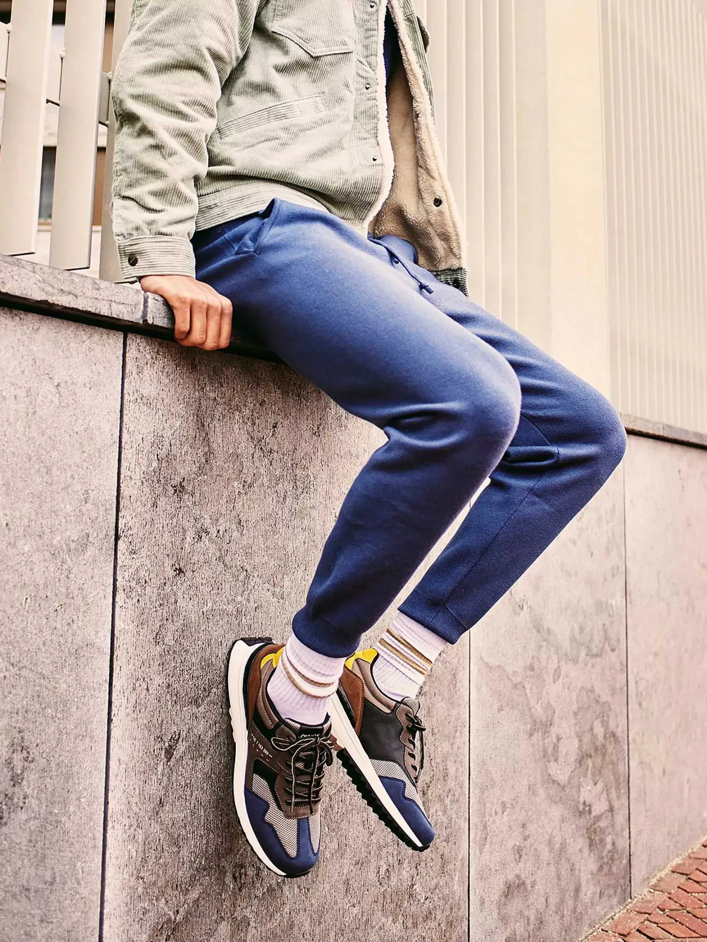 Sale Gekleurde Chunky Sneaker Heren Sneakers