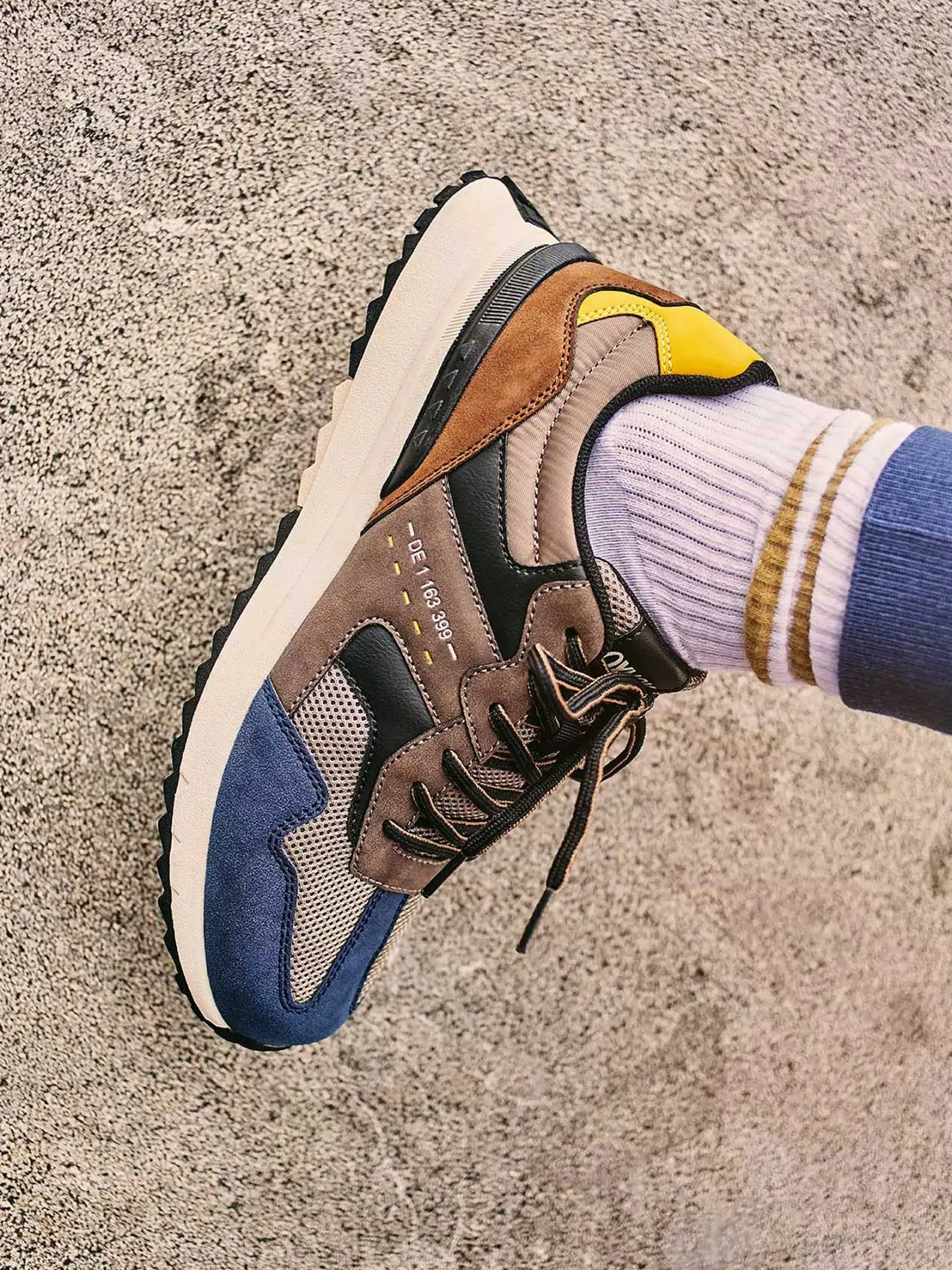Sale Gekleurde Chunky Sneaker Heren Sneakers