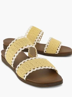 Outlet Gele Slipper Dames Slippers