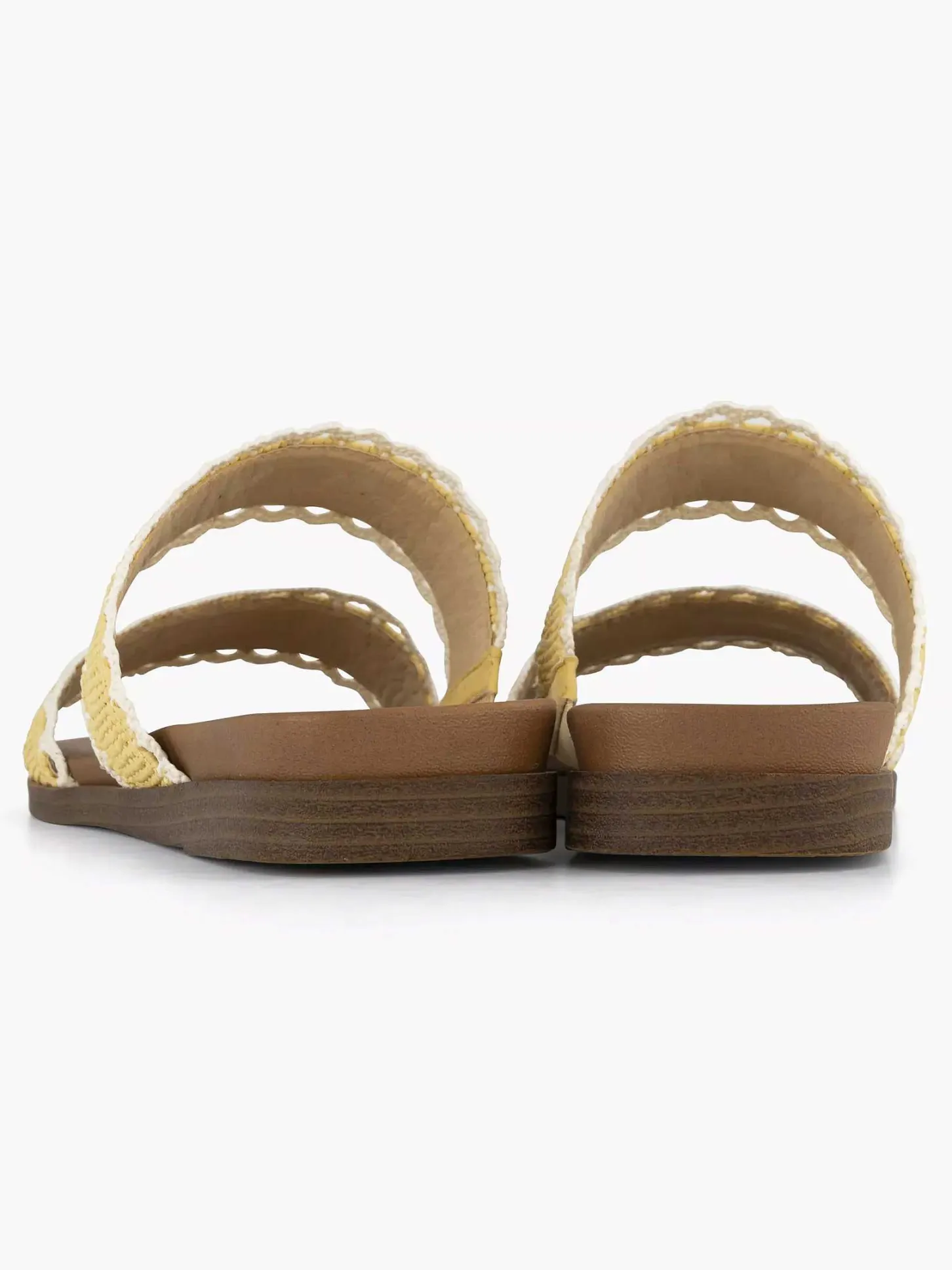 Outlet Gele Slipper Dames Slippers