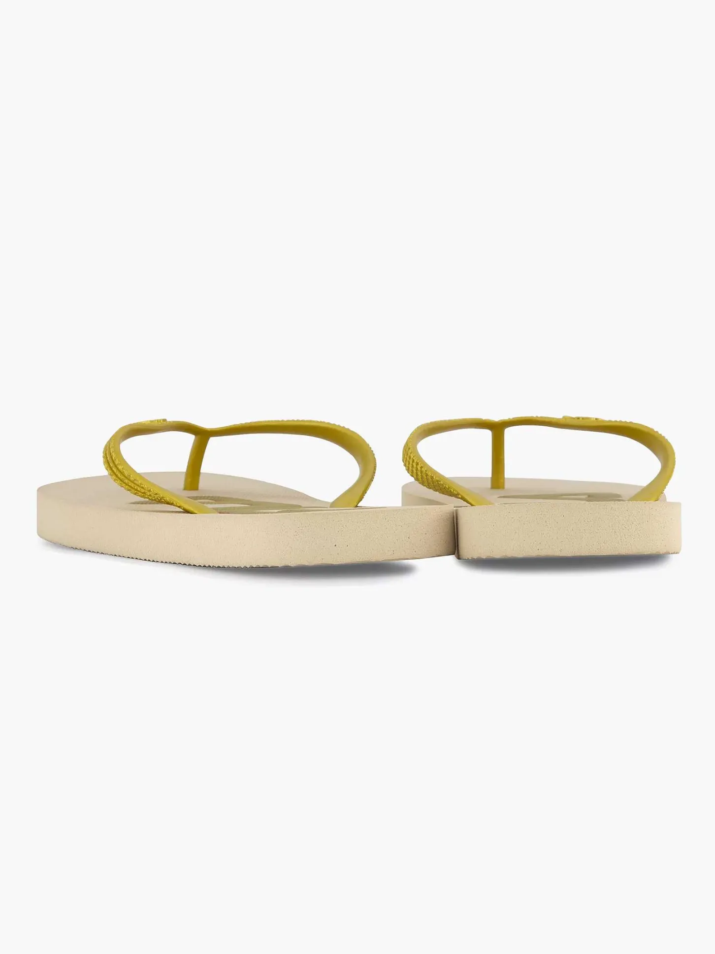 Gele Teenslipper Dames Sandalen