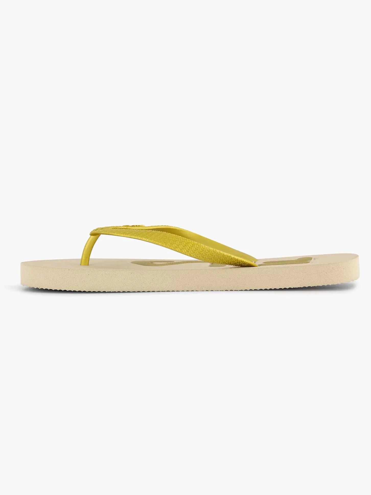 Gele Teenslipper Dames Sandalen