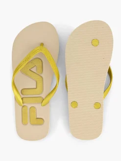 Gele Teenslipper Dames Sandalen