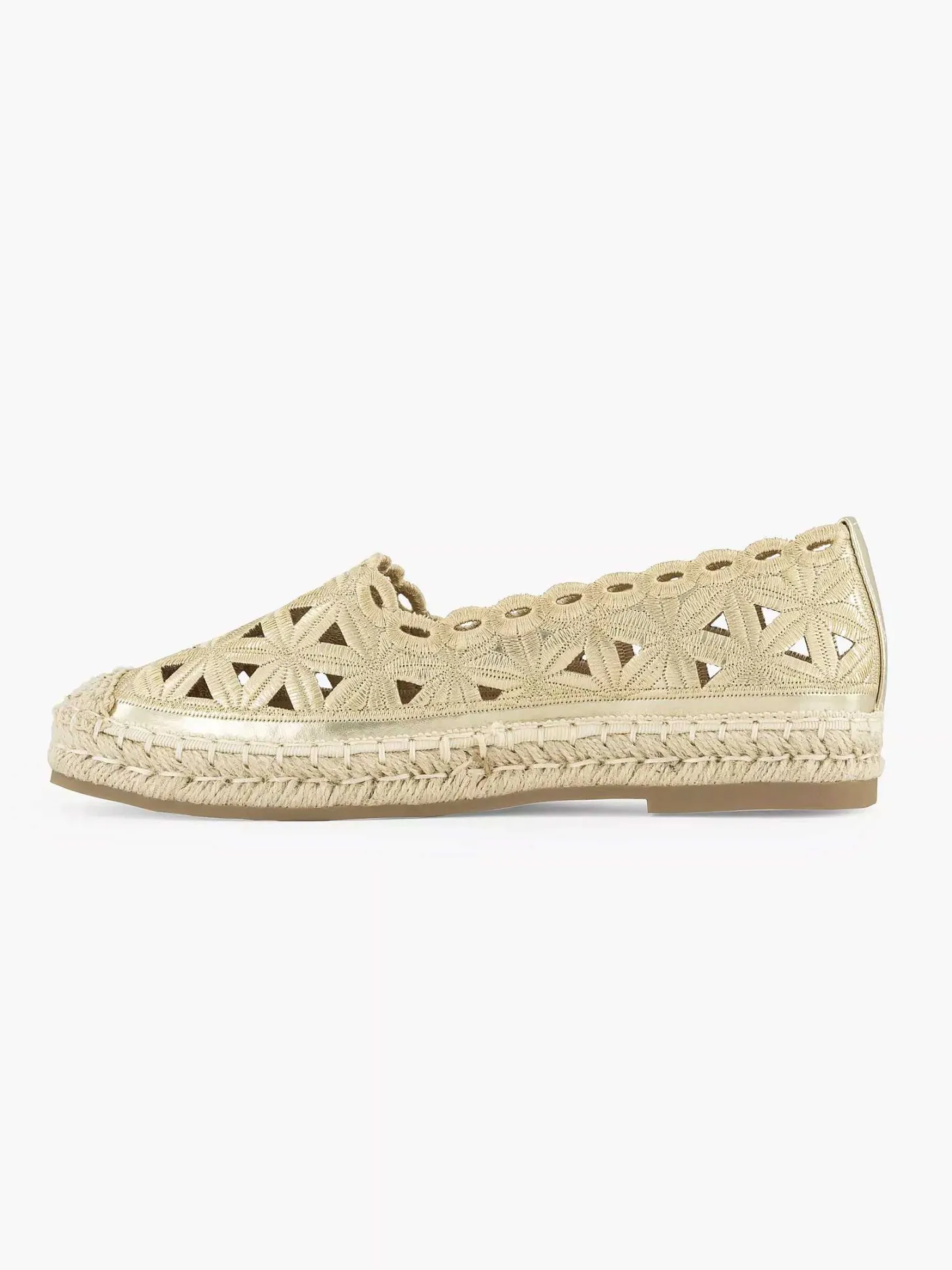 Best Gouden Espadrille Dames Instappers