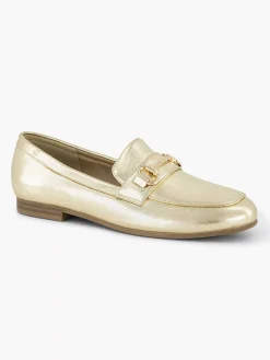 Outlet Gouden Loafer Sierketting Dames Instappers