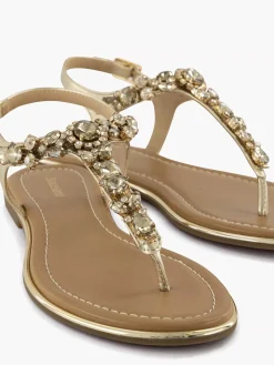 New Gouden Sandaal Dames Sandalen