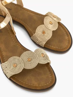 Online Gouden Sandaal Dames Sandalen