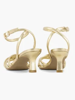 Gouden Sandalette Dames Sandalen