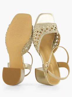 Best Gouden Sandalette Dames Sandalen