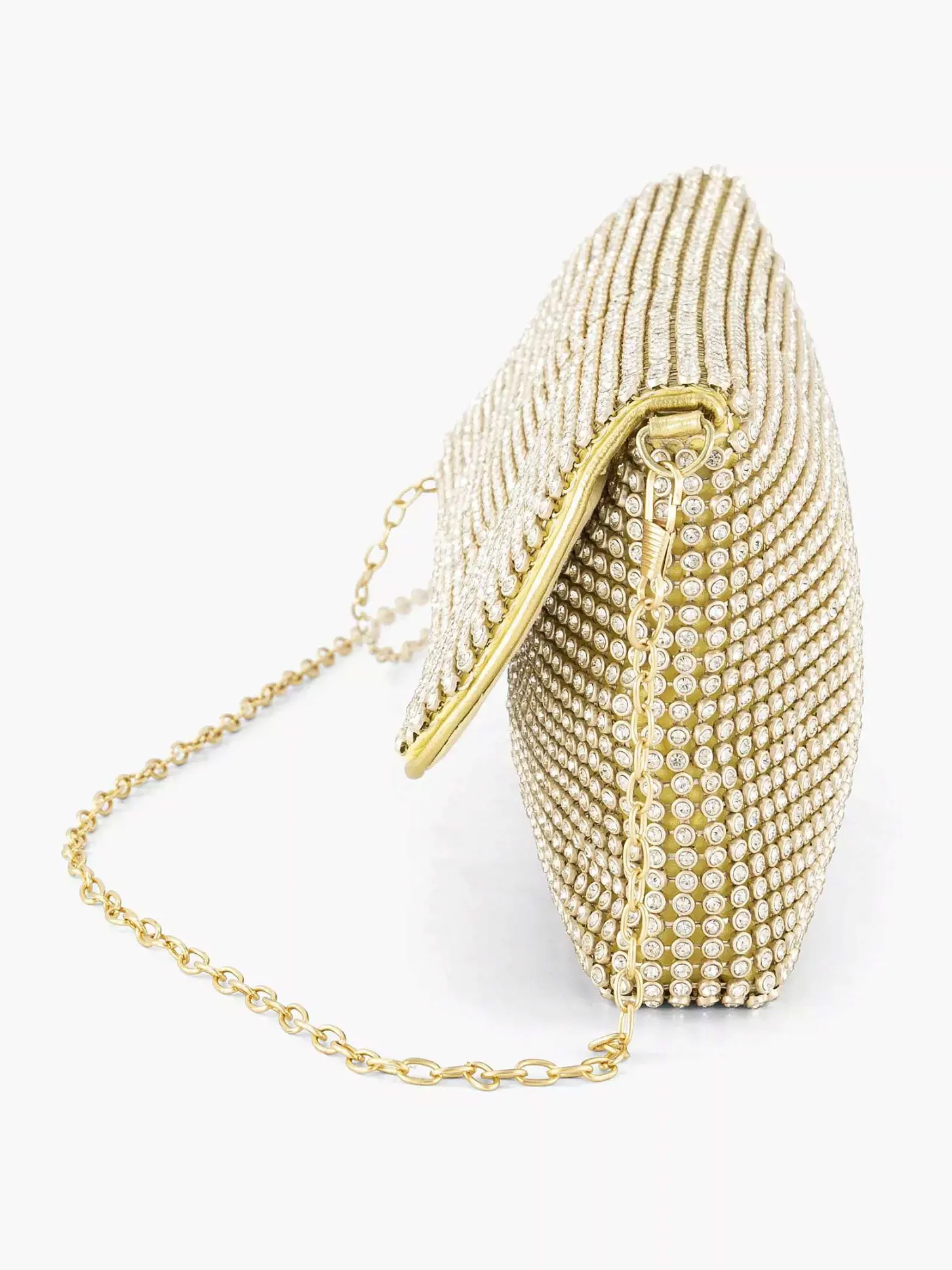 Online Gouden Schoudertas Steentjes Dames Online Exclusive Accessoires
