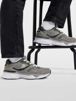 Outlet Grijze Chunky Sneaker Dames Sneakers