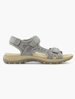 Sale Grijze Comfort Sandaal Dames Comfort Schoenen