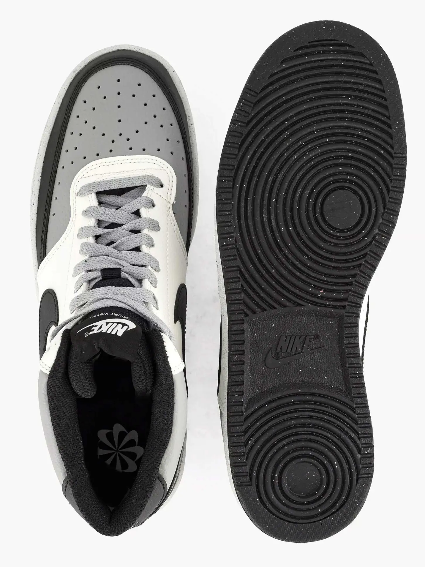 Online Grijze Court Vision Mid Next Nature Heren Sneakers