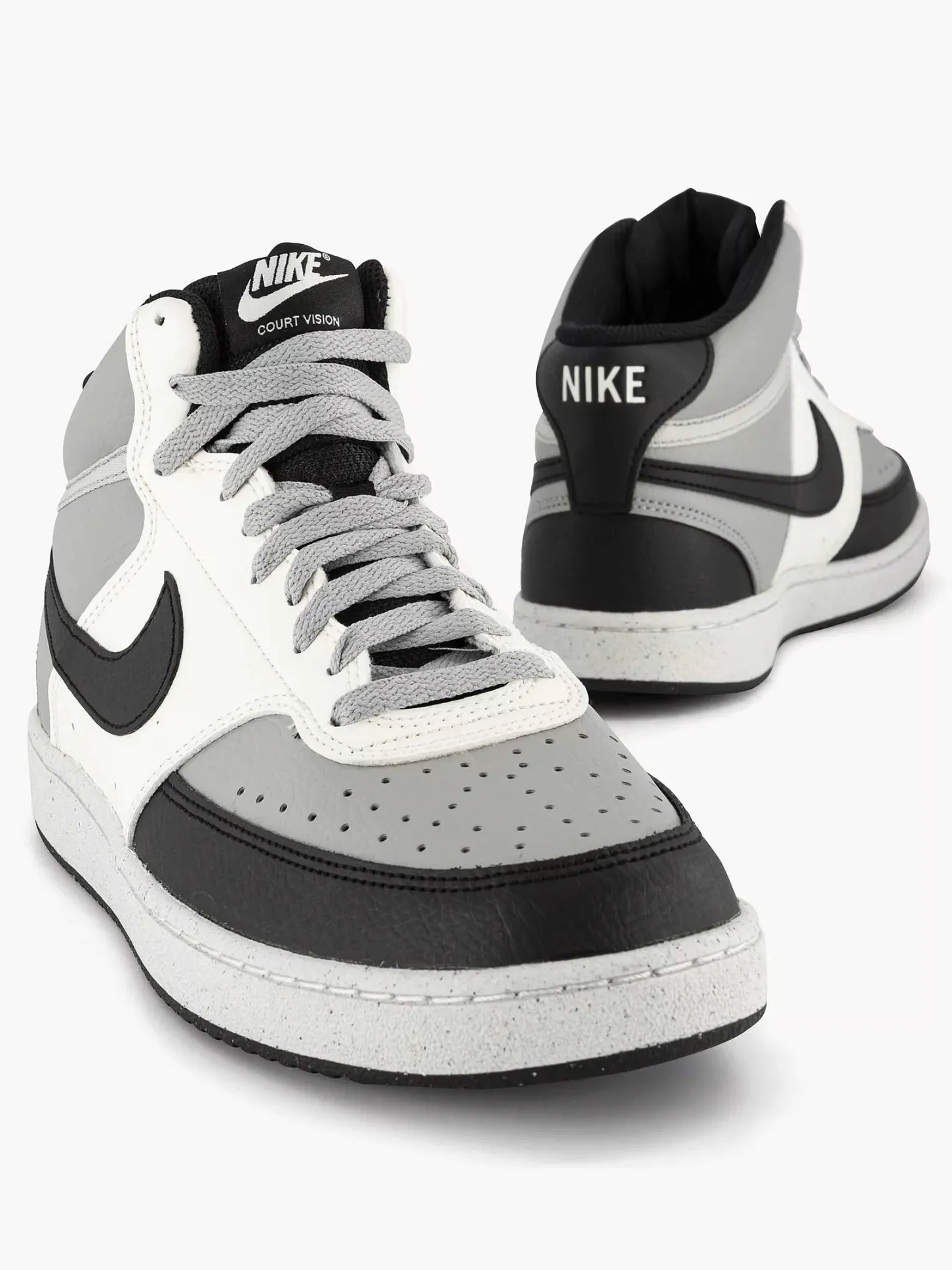 Online Grijze Court Vision Mid Next Nature Heren Sneakers