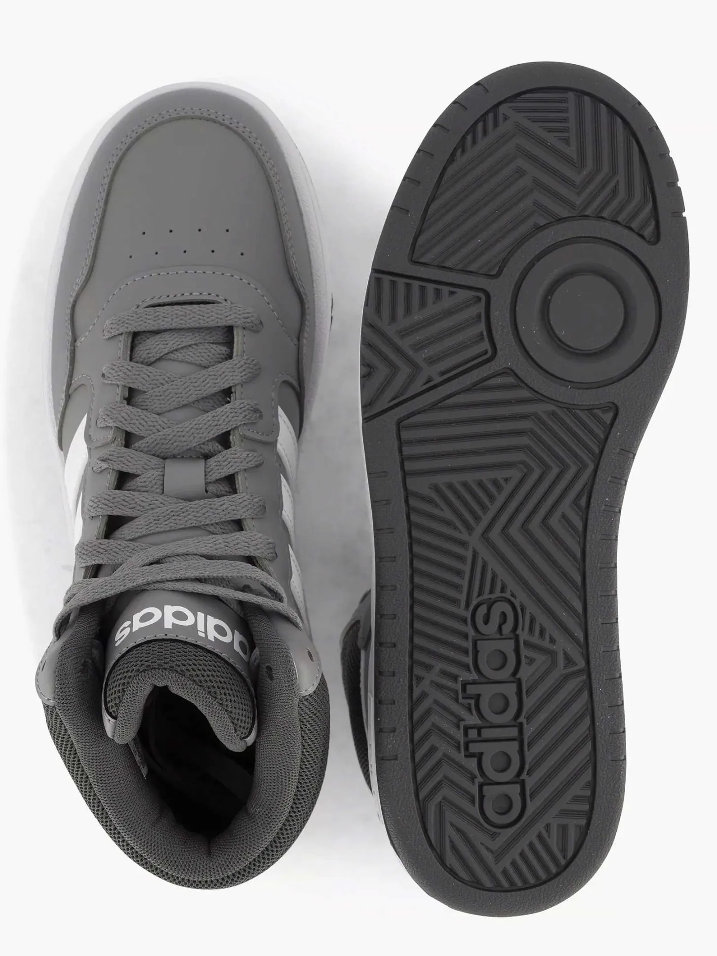 Outlet Grijze Hoops Mid 3.0 K Kinderen Jongensschoenen