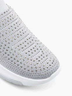 Discount Grijze Instapper Dames Sneakers