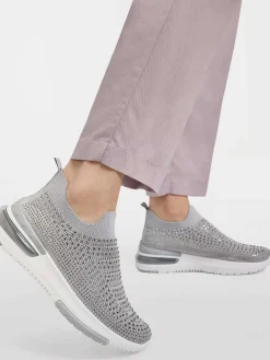 Discount Grijze Instapper Dames Sneakers