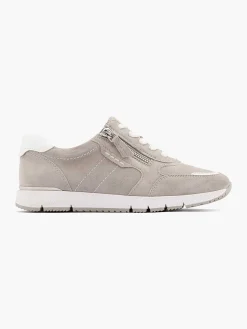 Online Grijze Leren Comfort Sneaker Dames Comfort Schoenen