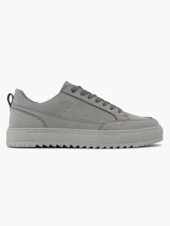 Best Grijze Leren Sneaker Heren Sneakers