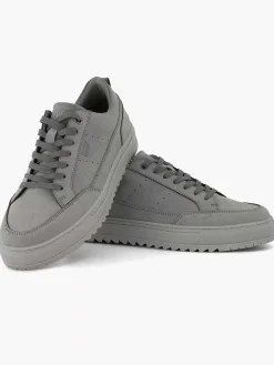 Best Grijze Leren Sneaker Heren Sneakers